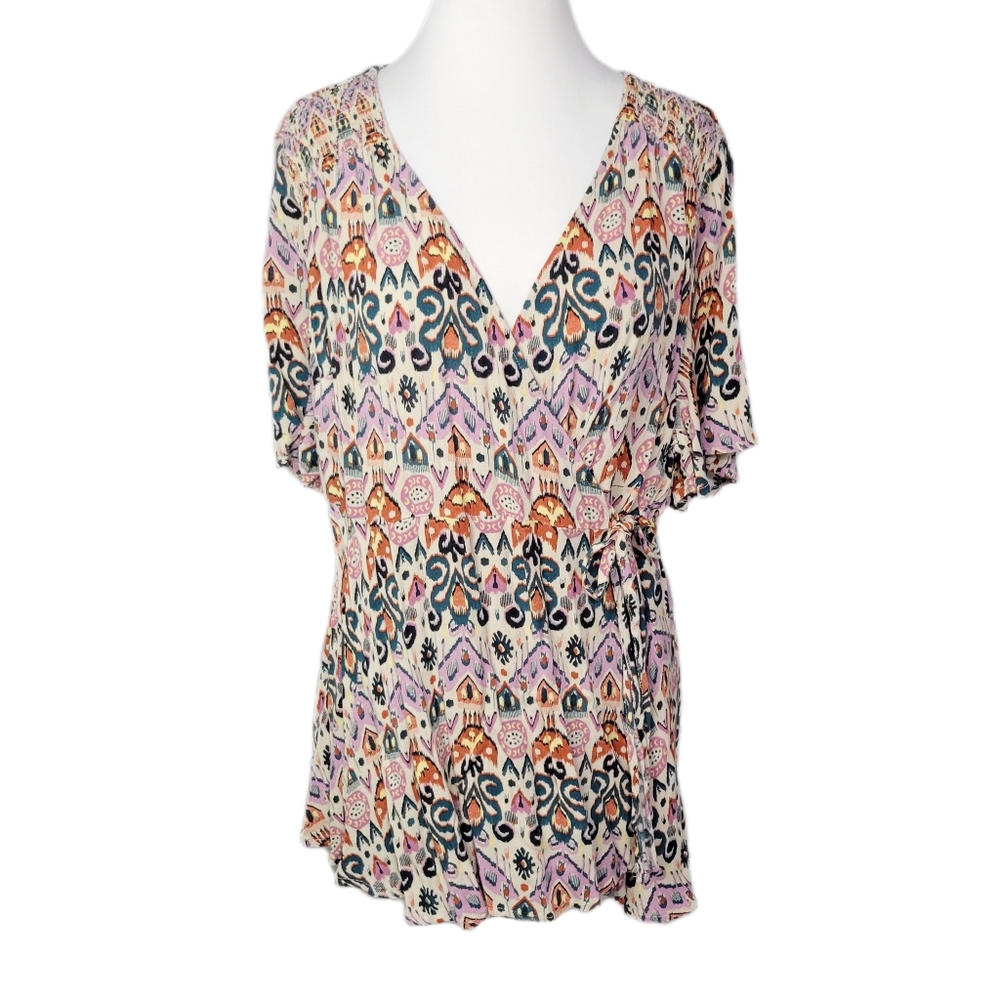 Torrid Wrap Blouse Size 2